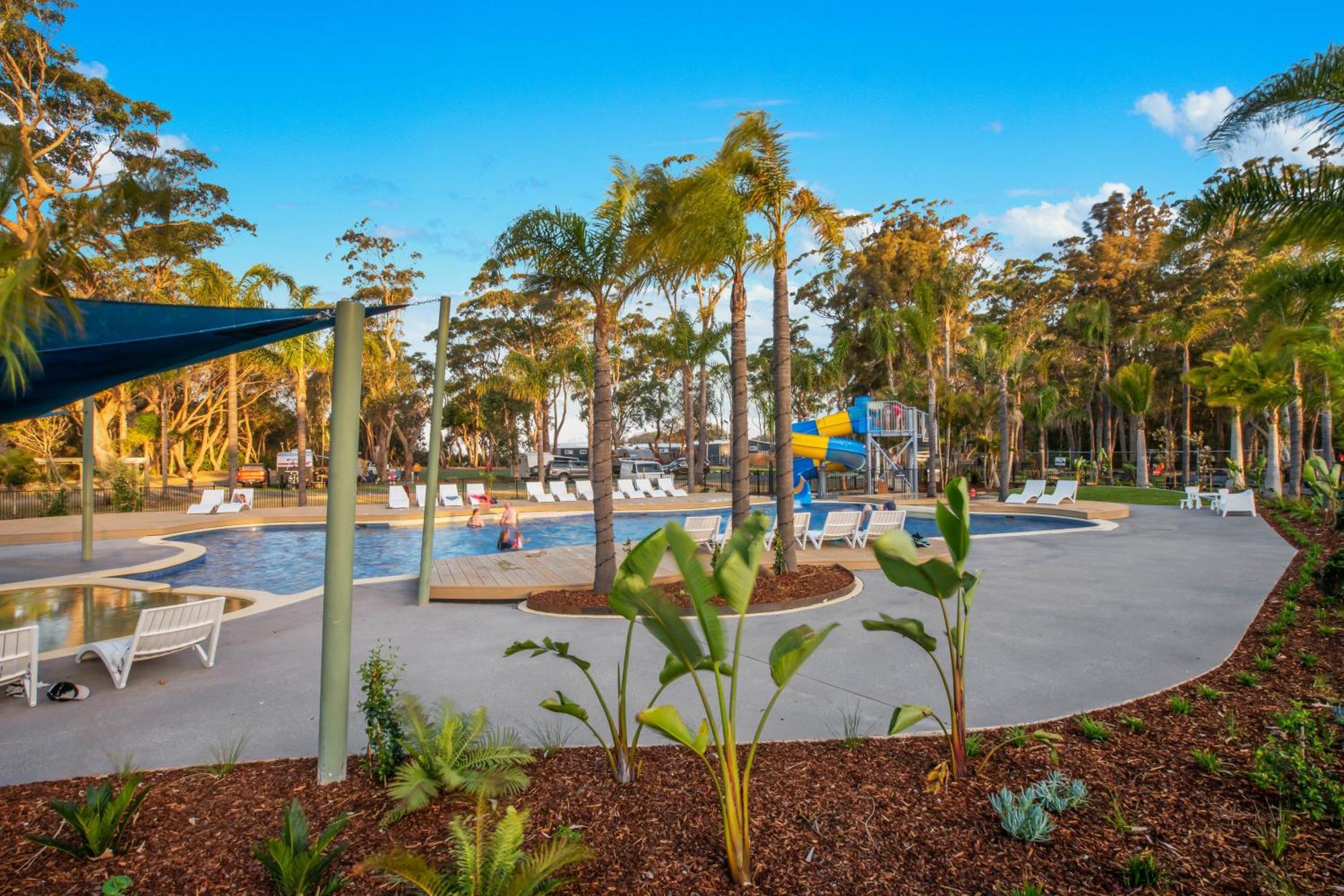 Big4 Tasman Holiday Parks - Racecourse Beach Bawley Point Buitenkant foto