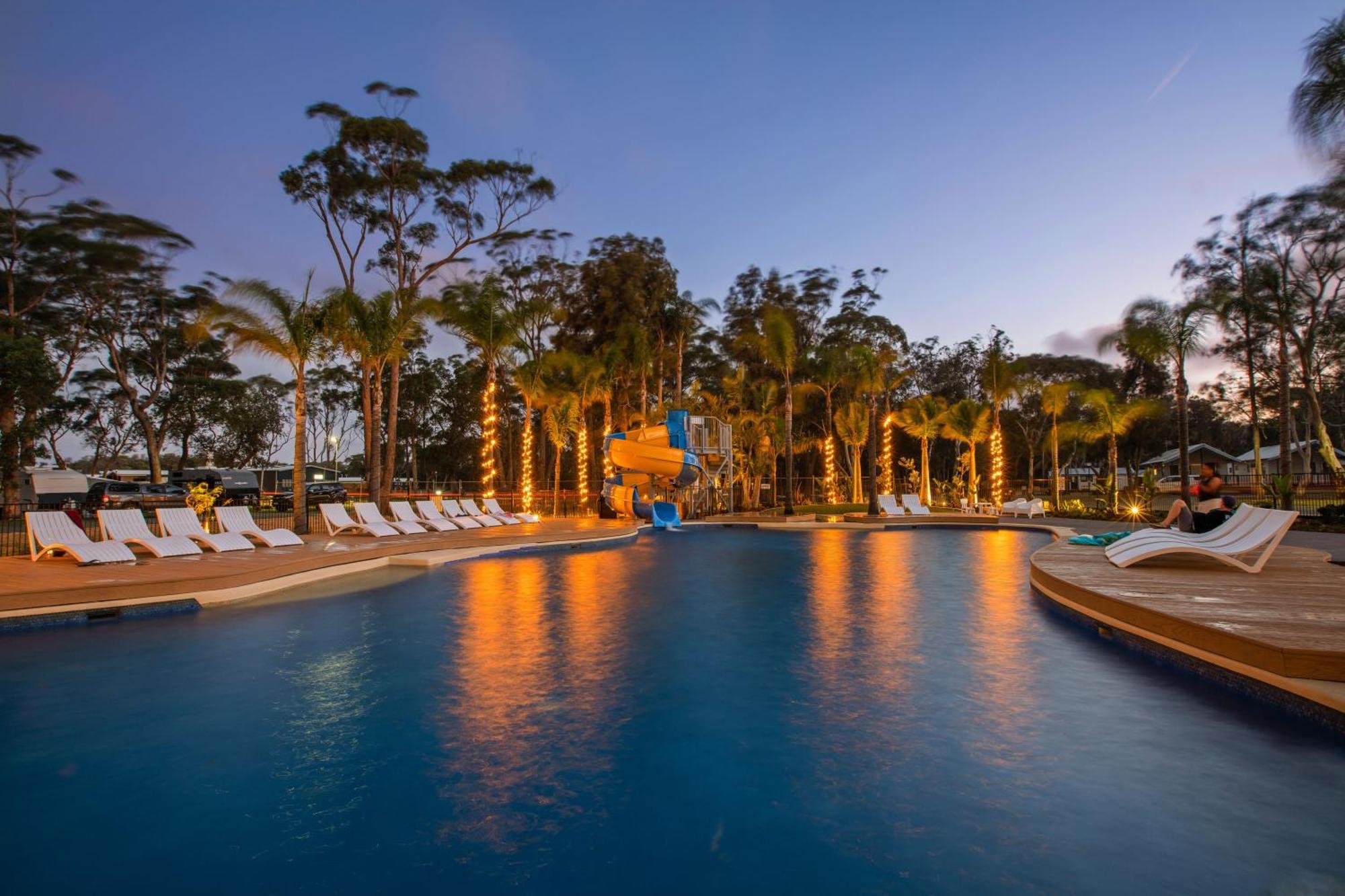 Big4 Tasman Holiday Parks - Racecourse Beach Bawley Point Buitenkant foto