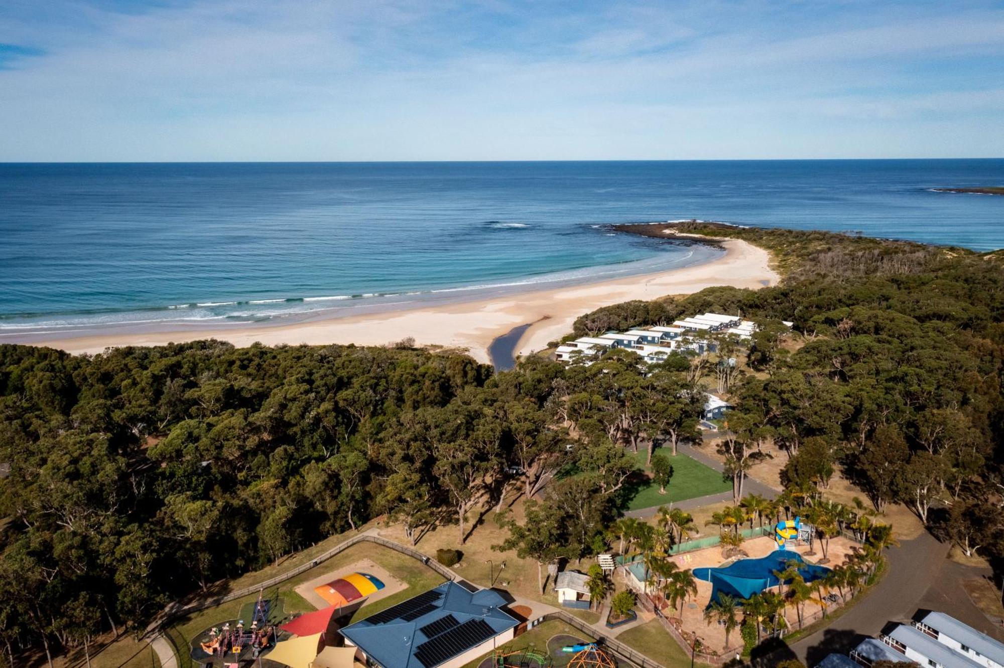 Big4 Tasman Holiday Parks - Racecourse Beach Bawley Point Buitenkant foto