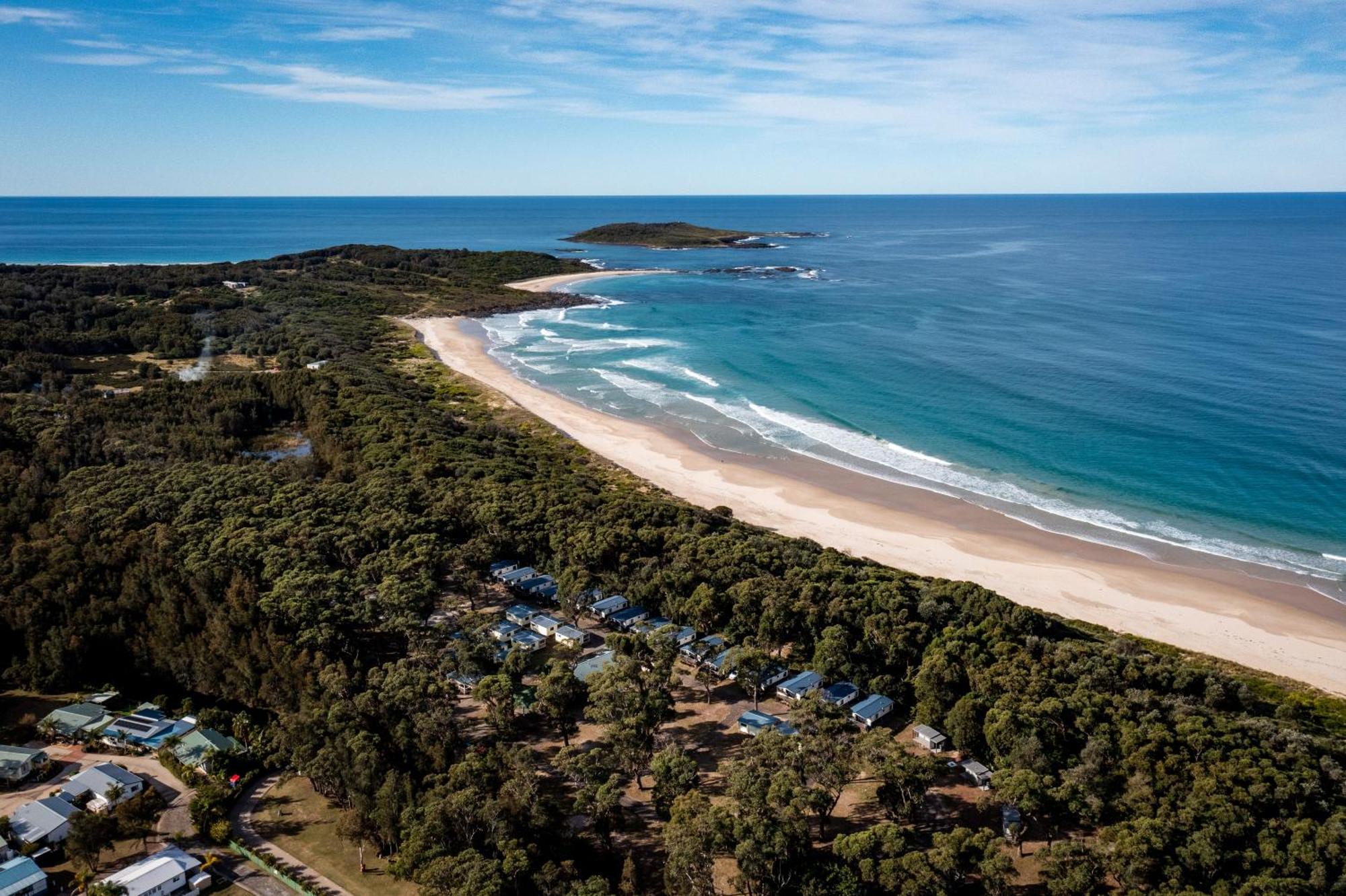 Big4 Tasman Holiday Parks - Racecourse Beach Bawley Point Buitenkant foto